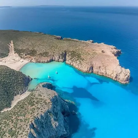 L'estasi Tanca Piras A Bordo Piscina Con Vista Mare Ferienhaus Nebida