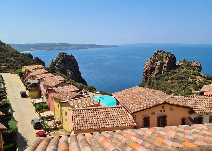 Nyaraló L'estasi Tanca Piras A Bordo Piscina Con Vista Mare *