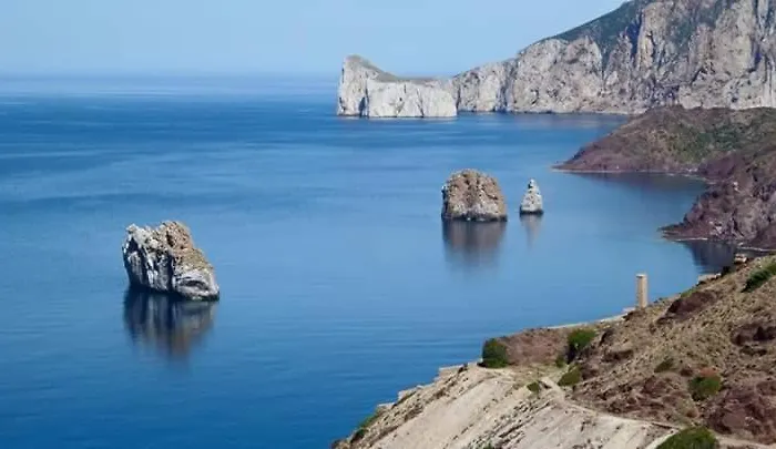 L'estasi Tanca Piras A Bordo Piscina Con Vista Mare Nebida