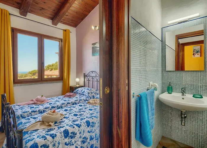 Tatil Evi L'estasi Tanca Piras A Bordo Piscina Con Vista Mare *